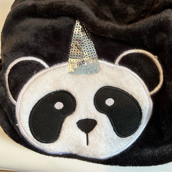 Bobbie Brook 2-pc black velvet long sleeve sleepwear with short - Picture 9 of 11